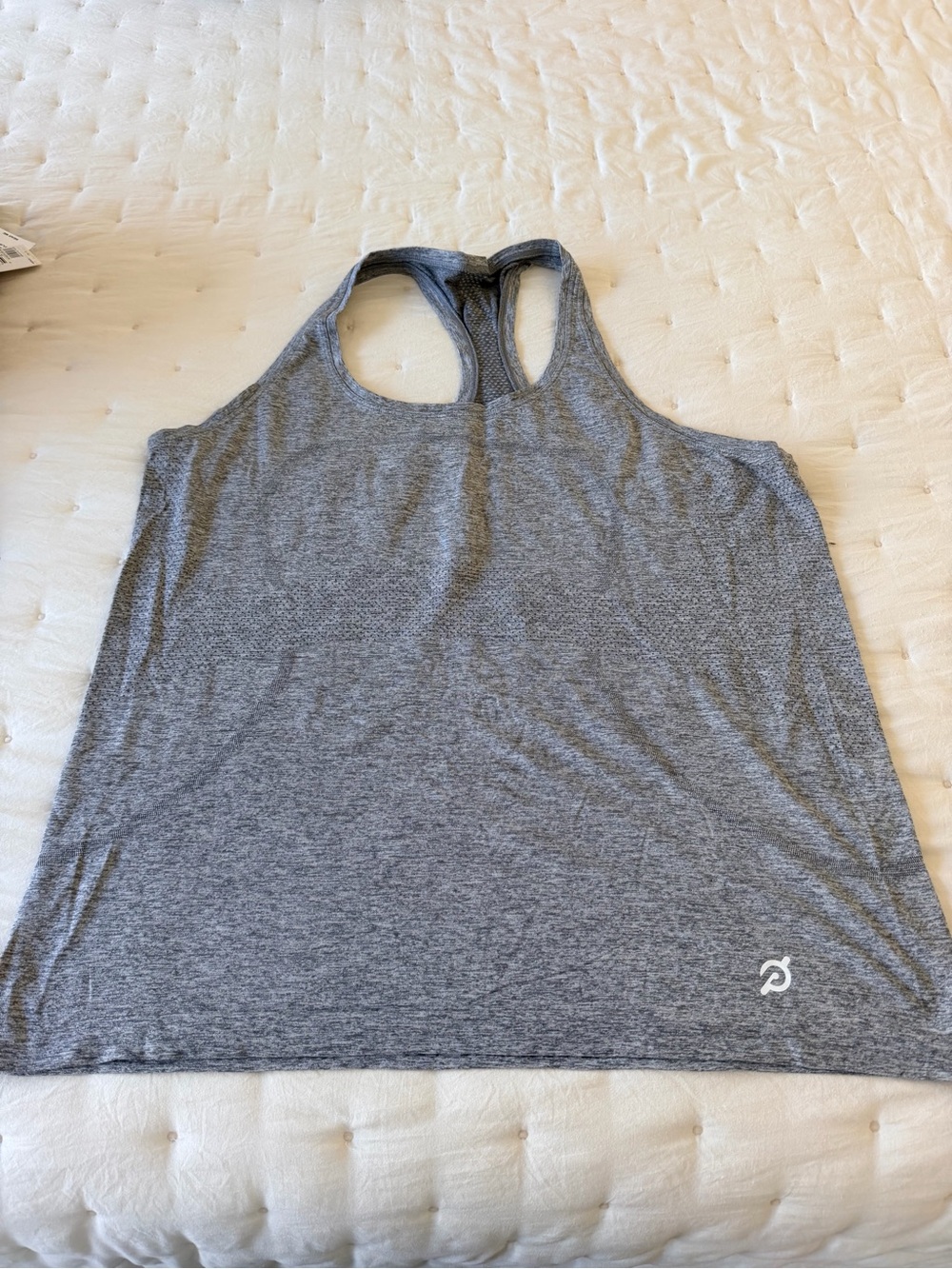 Lululemon x Peloton Heather Gray Swiftly Tech Tank top - waist length